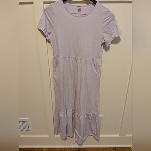 Old Navy Light Purple Short Sleeve Dress